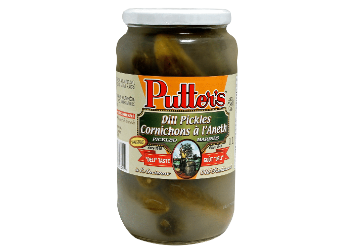 Order Putters DeliStyle Dill Pickles I Cornichons à Putters