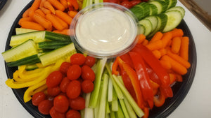 Veggie & Dip Platter / Assiette de Légumes et Trempette