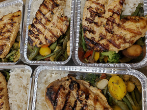 Grilled Chicken Breast & Stir-Fry Veggies I Poitrine de poulet grillée et légumes sautés