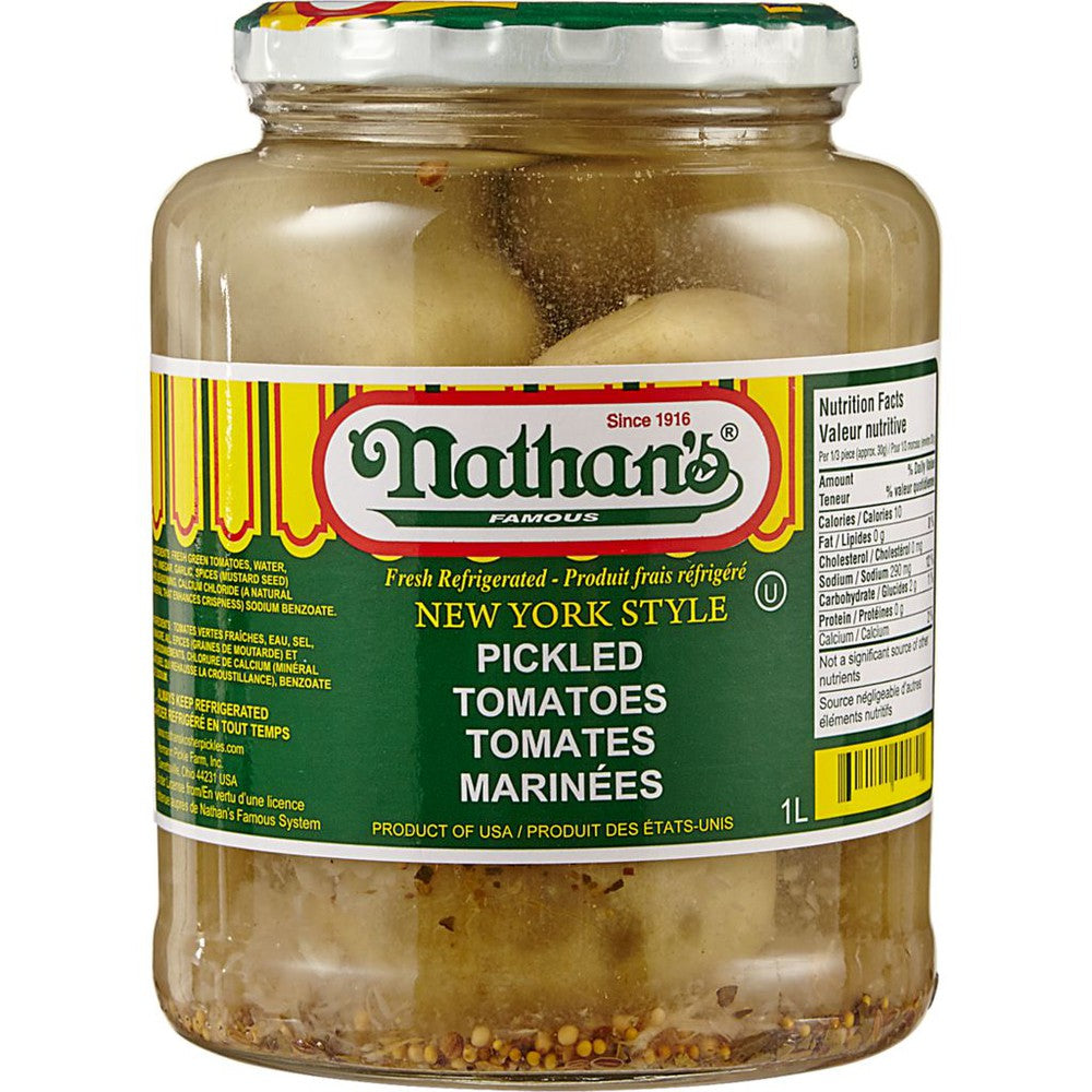 Nathan's New-York Style Pickled Tomatoes I Nathan's New-York tomates marinées