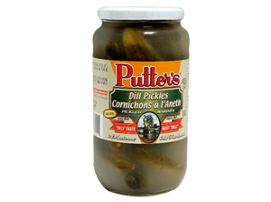 Putters Deli-Style Dill Pickles I Cornichons à l'aneth Putters Deli-Style