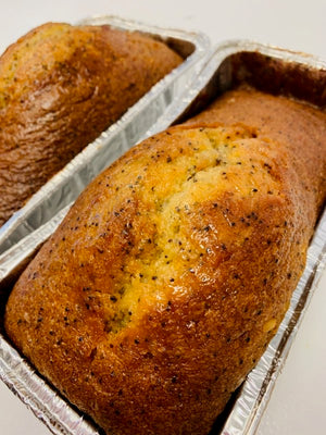 Lemon Poppy Loaf Cake I Gâteau au citron et au pavot